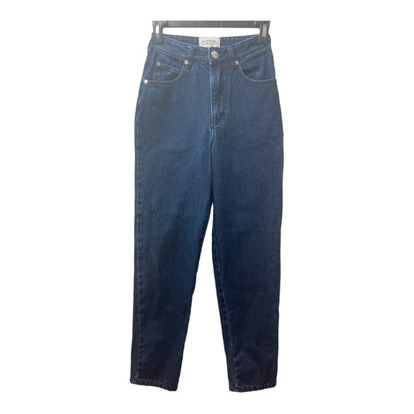 - Meadows jean size 26 high Rise blue ankle zip organic cotton - Picture 1 of 17